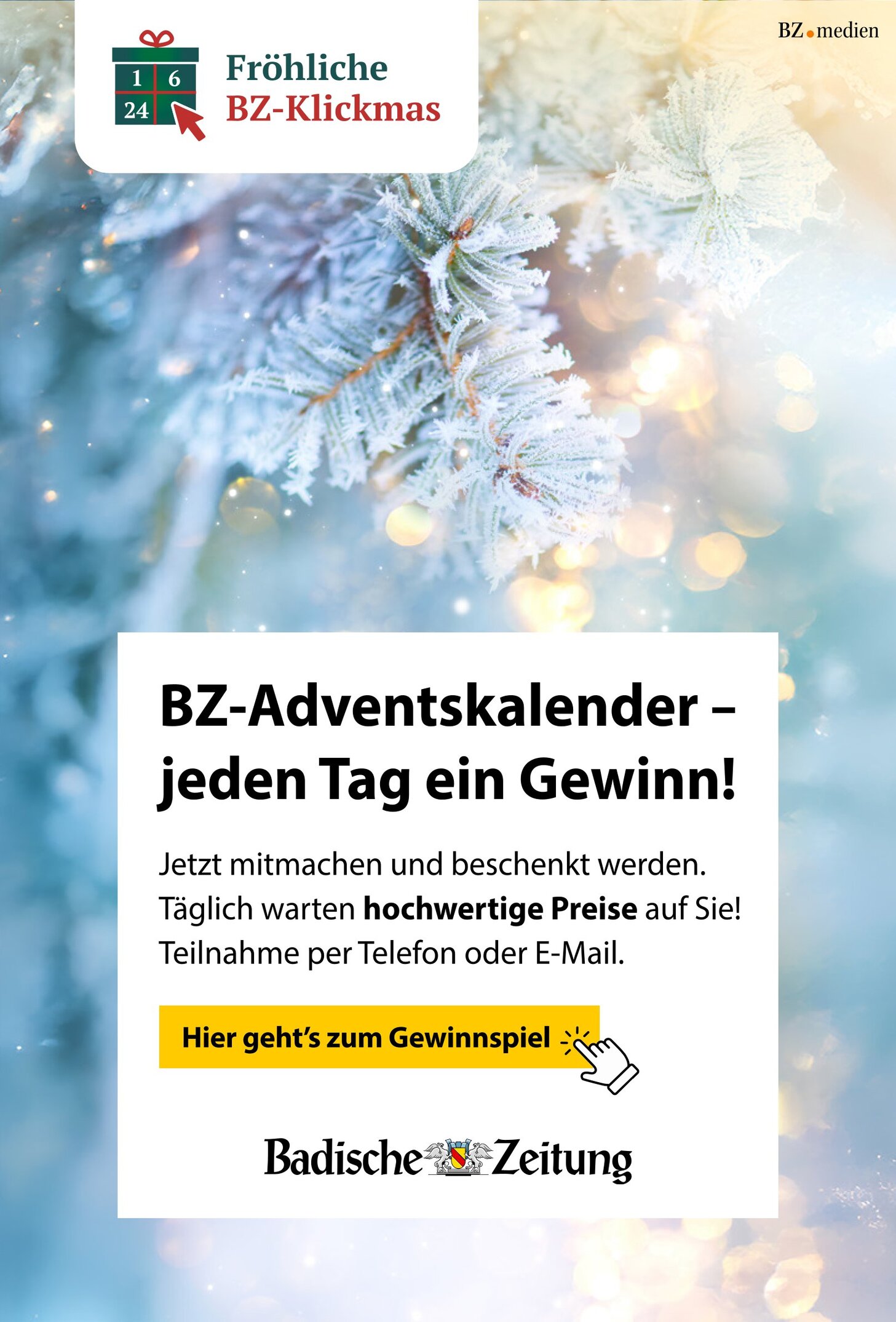 Prospekt der Woche - Gewinnspiel Adventskalender