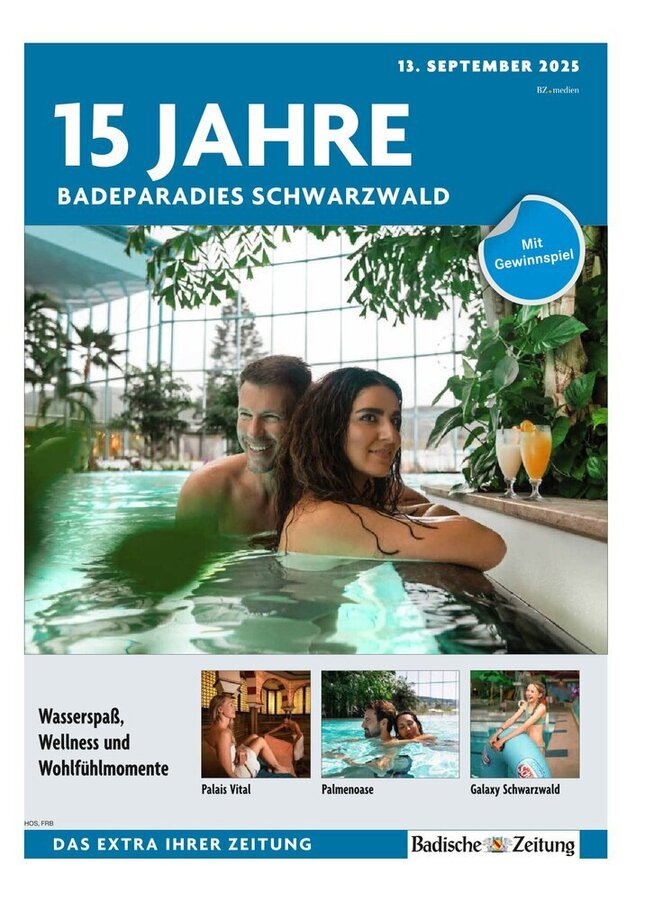 Prospekt der Woche - Badeparadies Schwarzwald