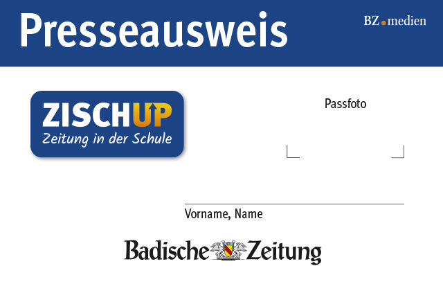 ZischUp Presseausweis